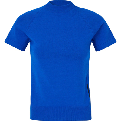 【折扣】HYEIN SEO 秋冬女士简约基础款宝蓝色混纺针织上衣