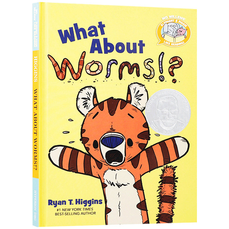 英文原版What About Worms? Elephant & Piggie Like Reading#7小猪小象系列第二季虫子呢低幼认知启蒙情感情绪认知精装绘本