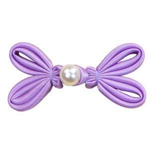 旗袍盘扣扣子新中式手工珍珠蝴蝶布扣民族风汉服上衣装饰纽扣配件