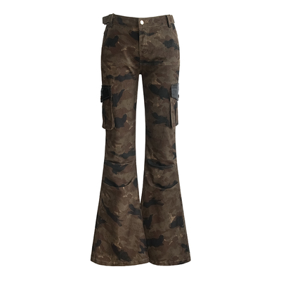 UNIFREE美式复古迷彩休闲裤