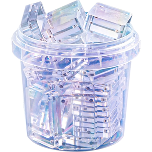 咕卡卡砖咕咔砖块工具套装儿童玩具女孩小号透明亚克力咕冰块流沙卡砖咕盘估卡姑卡酷卡固卡古卡贴纸固卡专头