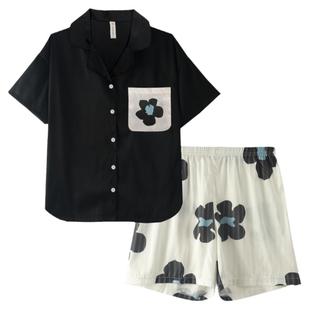 冰丝睡衣女夏季女款短袖高级感凉爽丝绸缎面网红风家居服套装夏天