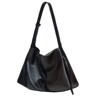 许我耀眼赵露思许妍同款托特包女2025新款大容量斜挎单肩包hobo包