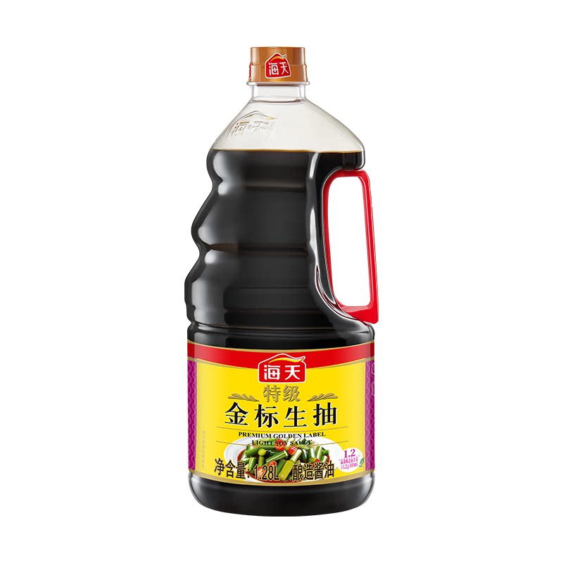 海天特级金标生抽1.28L整箱批发