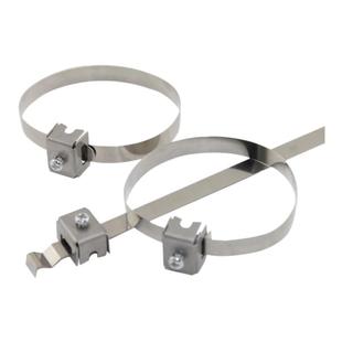 鸿洋/不锈钢卡带核电接地卡箍钢管接地卡箍接地卡线T50 50mm2