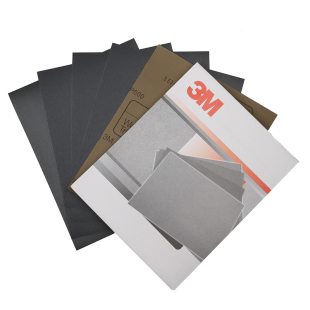 3m800号水砂纸1500号2000目汽车美容沙纸734水沙皮打磨抛光砂皮