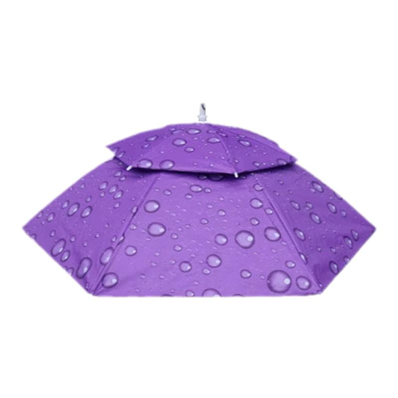 伞帽头戴式雨伞帽钓鱼伞头戴