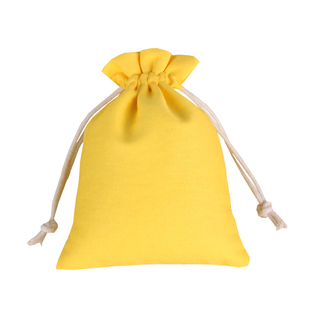 【100%纯棉】棉布束口袋红色收纳袋黄色全棉布袋包高品质拉绳布袋