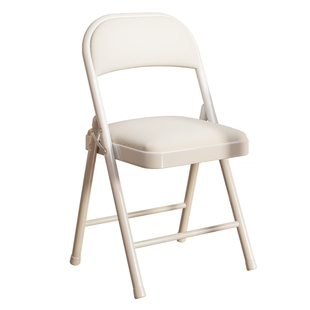 折叠餐椅可收纳家用靠背办公椅久坐便携餐桌椅凳子电脑椅不占地方