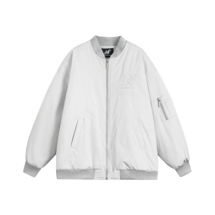 明星同款MANYSTON美式高街飞行员夹克棉服情侣棒球服棉衣休闲外套