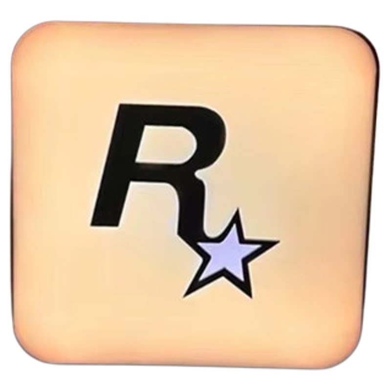 R星氛围灯小夜灯桌面摆件装饰灯