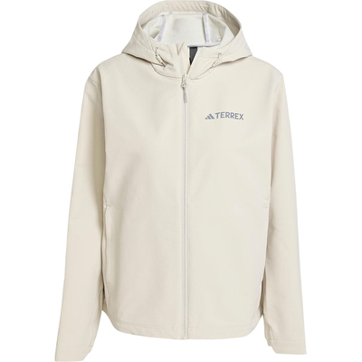 Adidas/阿迪达斯正品2025女士拉链户外保暖宽松软壳外套JV6235