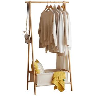 衣架落地卧室内挂衣架可折叠简易房间晾衣架家用挂衣服架子衣帽架