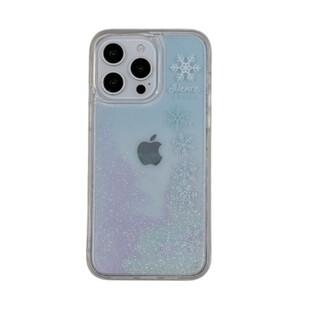 韩系ins闪粉雪花流沙适用苹果17promax手机壳iPhone15蛇年新款14pro少女心13透明16pro小众15pro高级感16全包