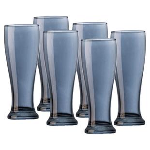 大容量玻璃啤酒杯套装创意家用高档精酿啤酒杯网红轻奢扎啤杯子