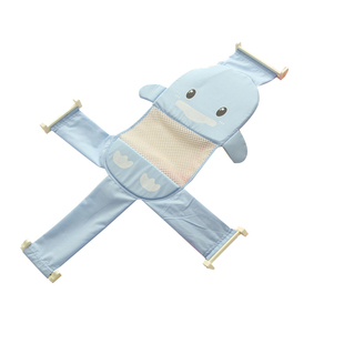 婴儿洗澡躺托宝宝浴架洗澡神器新生儿浴网浴盆支架可坐躺网兜通用