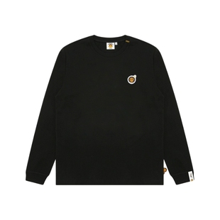 BABY MILO STORE女装春季卡通涂鸦小猴休闲长袖T恤0464XXP