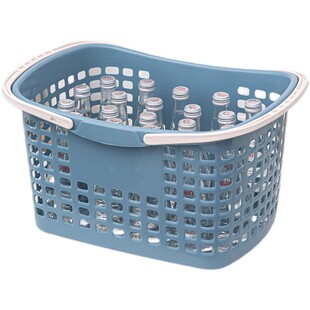 加厚特大号超市购物篮零食啤酒便利店手提筐脏衣篮买菜水果采摘篮