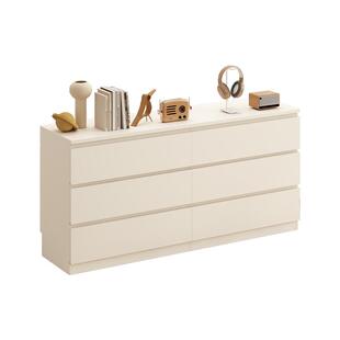 三梦马尔姆八斗柜实木抽屉置物柜卧室床尾收纳柜房间储物立柜子橱