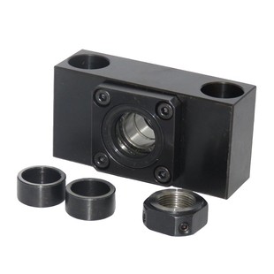 滚珠丝杆支撑座BSV BUV 6/8/10/12/15/20矮型丝杠支座组件方型