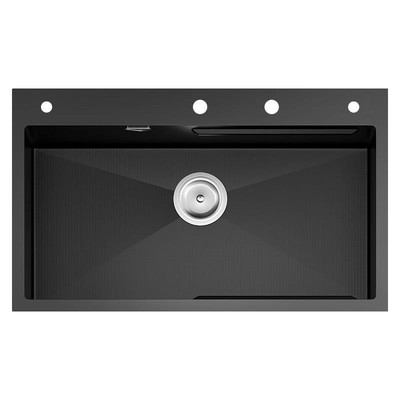 悍高304不锈钢小米粒四孔水槽