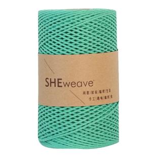 闲惠居家1mm棉线细手工编织线纯棉棉绳合股纱线diy钩针包包专用线