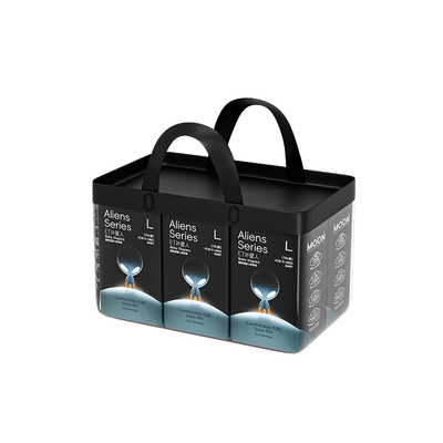 ET外星人婴儿纸尿裤宝宝柔软透气尿不湿NB-4XL成长裤轻薄拉拉裤