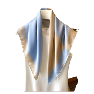 小方巾丝巾女春秋冬季四方正方形纱巾职业空姐银行搭配衬衫薄围巾