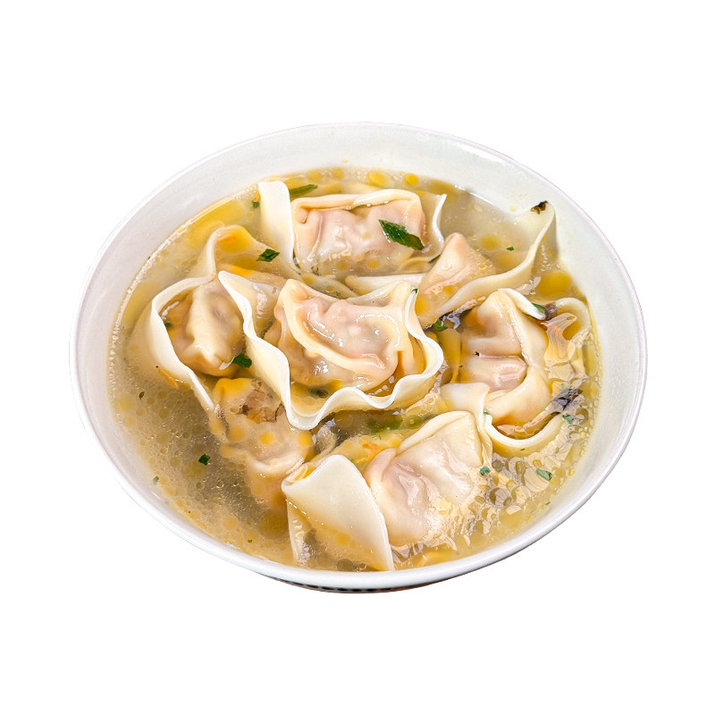 喳巴蟹黄鲜肉大馄饨手工