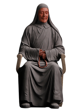 手签限量99尊陶瓷弘一法师收藏品