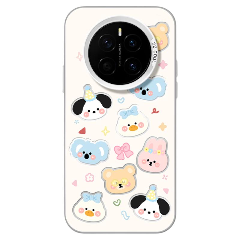 适用荣耀magic7手机壳女款magic6pro保护套新款honor全包防摔magic4至臻版硅胶支架好看5por可爱动物华为软壳