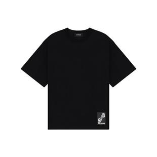 WE11DONE25早秋中性男女同款DNA LOGO休闲宽松短袖T恤