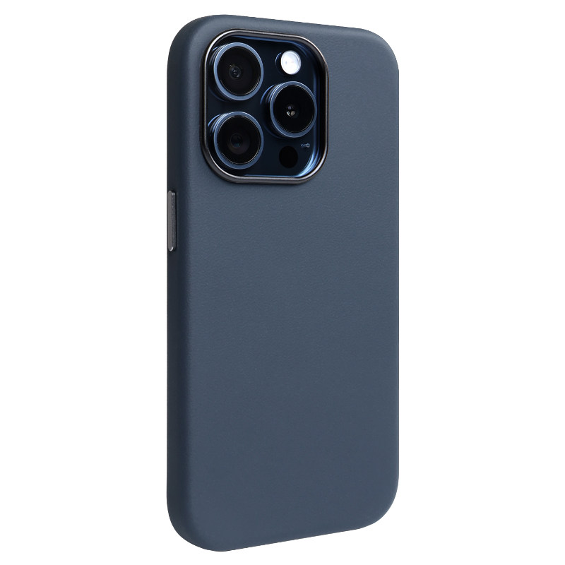 GWW兰博基尼nappa牛皮适用于苹果16ProMax手机壳真皮iphone15高端轻奢全包磁吸保护壳简约商务高级感冬季