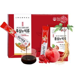 不老健高丽参石榴浓缩液人参胶原蛋白口服液韩国红参石榴饮品30包