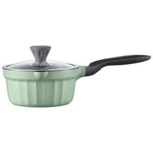 【新品】北鼎月瓷系列18cm奶锅不粘锅耐磨陶瓷油涂层家用辅食煮锅