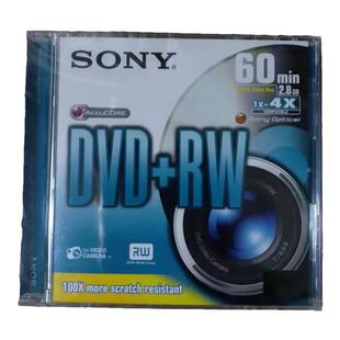 Sony索尼摄像机dvd-rw光盘30分钟60分钟反复使用dvd+rw可擦写光碟