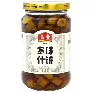 济宁特产玉堂酱花生什锦菜酱黄瓜尖椒莴苣腌制咸菜早餐下饭开胃菜