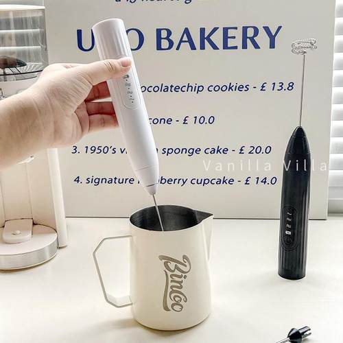 打奶泡器咖啡起泡器手持电动搅拌棒牛奶泡奶盖打发器奶泡机打蛋器