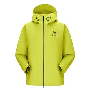 骆驼雨神户外冲锋衣女2026春夏新款硬壳单冲防风防水登山服外套男