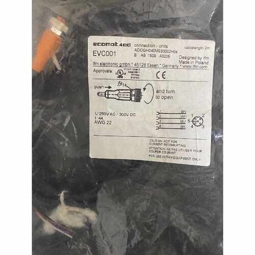 询价-IFM易福门EVC001，线长2米，AWG22规格，250V