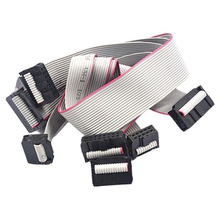 灰排线 FC-10P/14/16/20P双头线 电缆AVR连接线 30CM 间距2.54MM