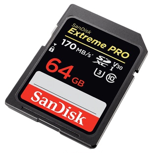 sandisk闪迪旗舰店正品64g卡sd卡单反高速相机内存卡摄像存储卡4K