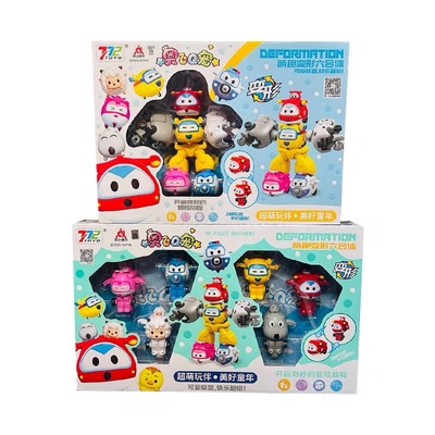 超级飞侠乐迪变形六合体机器人