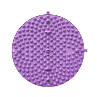 中医圆形指压板超慢跑足底按摩垫子室内原地跑步专用脚底踩趾压板