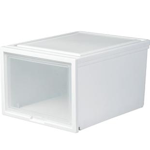 爱丽思上翻盖衣柜收纳箱整理盒透明塑料储物柜爱丽丝内衣玩具收纳