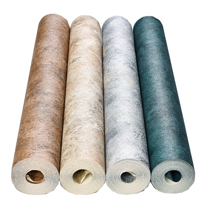 法式硅藻泥素色墙纸灰色系工业风