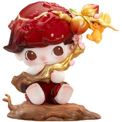 POPMART泡泡玛特 DIMOO金桃压枝手办潮流时尚玩具礼物桌面摆件