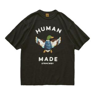 现货 HUMAN MADE GRAPHIC TEE 日产牛仔鸭子竹节棉短袖T恤24AW