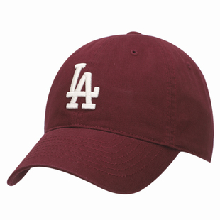 MLB官方正品男帽女帽棒球帽夏季新款LA大标遮阳帽子运动帽鸭舌帽