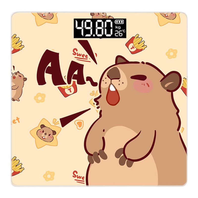 2025新款卡通智能体脂秤｜精准测